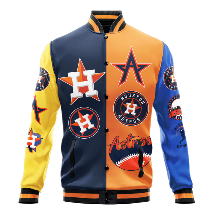 Houston Astros Major League Baseball Unisex Varsity Jacket - Baseswear