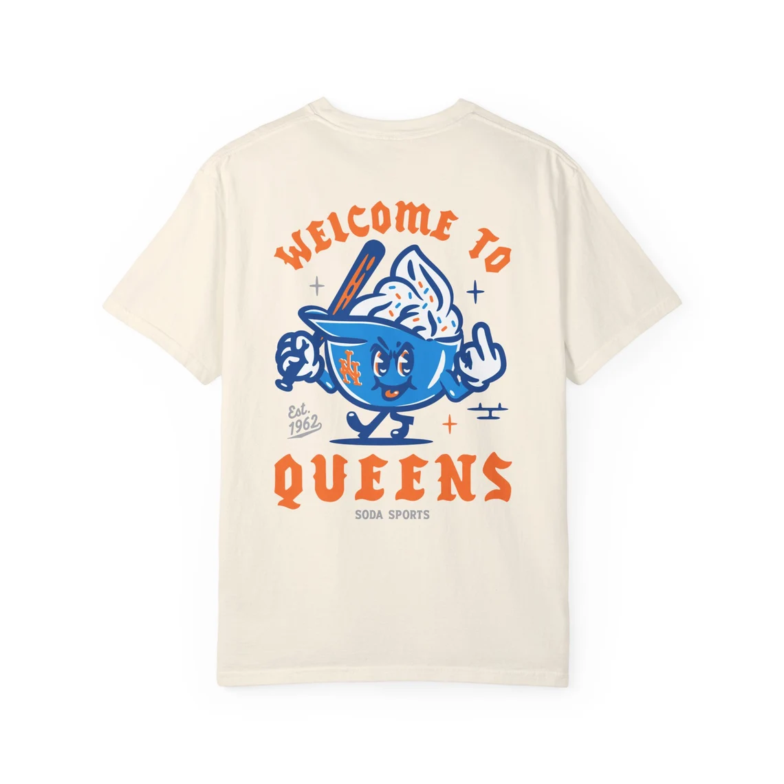 ( 4 colors)New York Mets Welcome unisex t-shirt - Baseswear