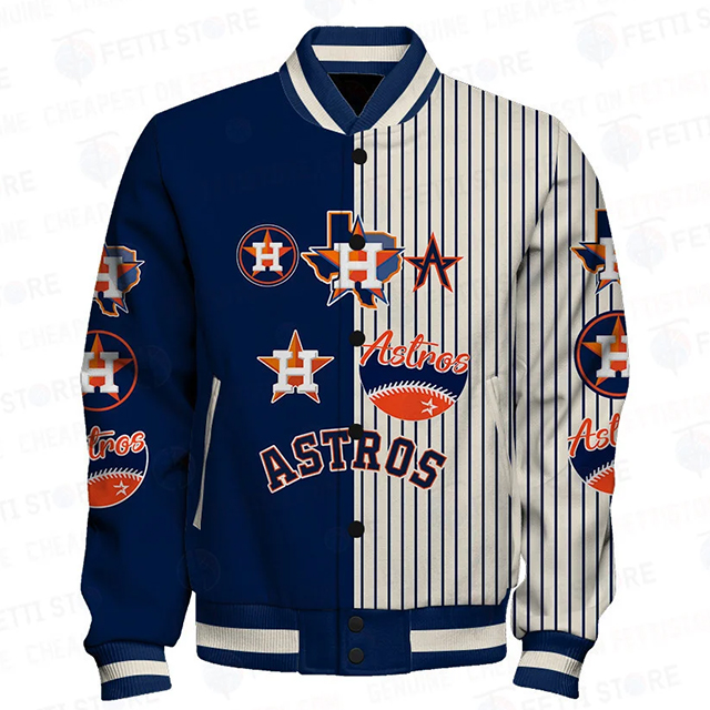 Houston Astros Major League Baseball Unisex Varsity Jacket - Baseswear
