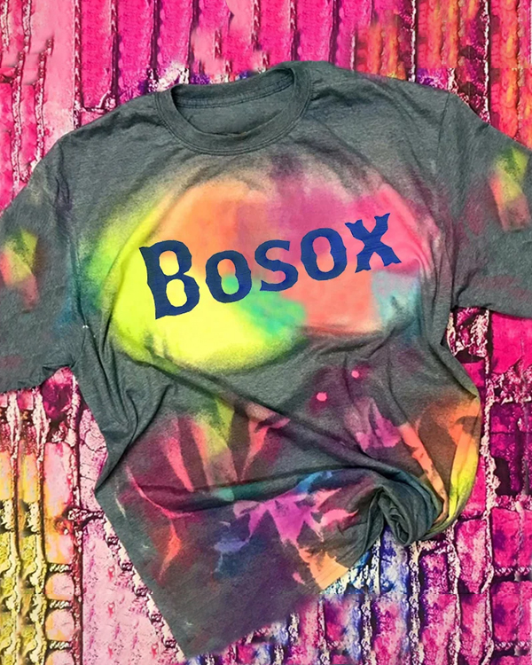 Bosox Tie Dye Bleached Shirt - Baseswear