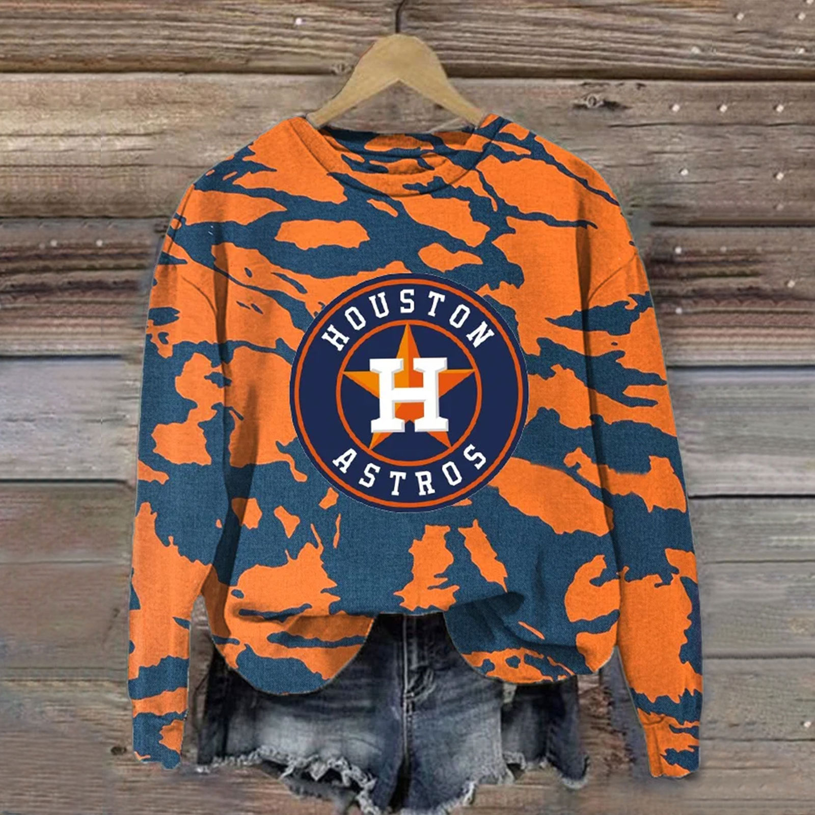 Casual Long Sleeve Vintage Sweatshirt - Baseswear
