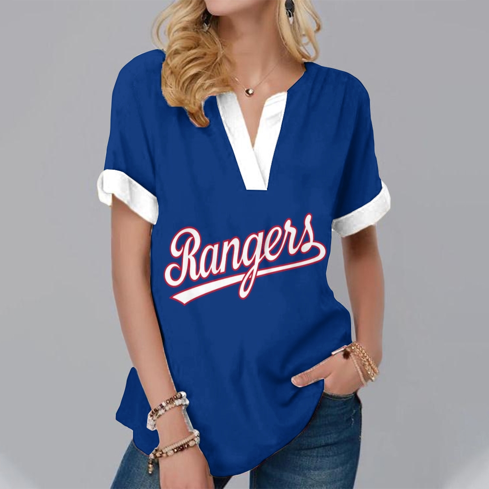 New Fashion Short Sleeve V-Neck Shirt - Baseswear