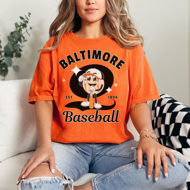 Retro Baltimore Orioles TShirt - Baseswear
