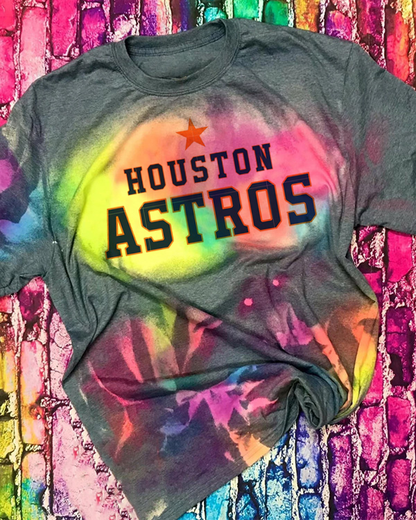Tie-dye Round Neck T Shirt - Baseswear