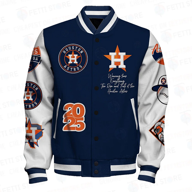 Houston Astros Major League Baseball Unisex Varsity Jacket - Baseswear