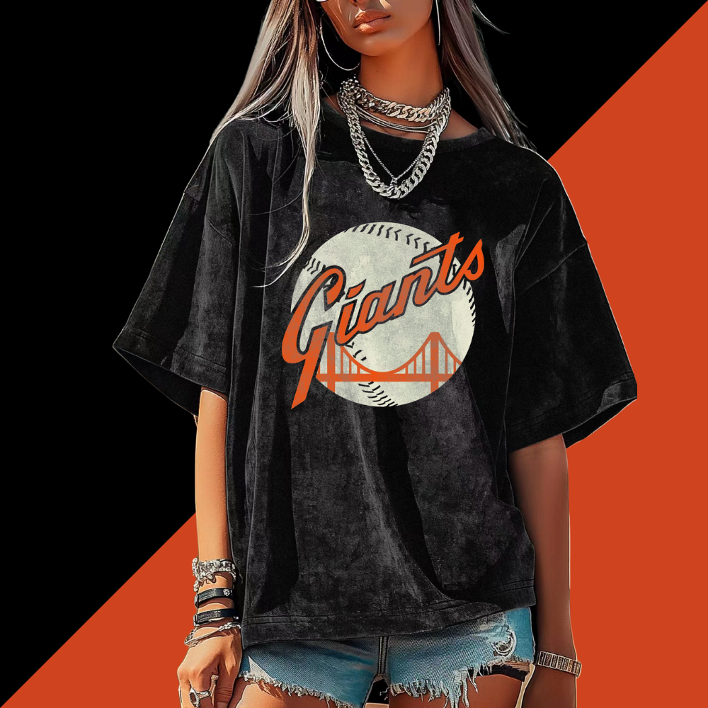 Washed Distressed Print Short Sleeve T-shirt - Baseswear