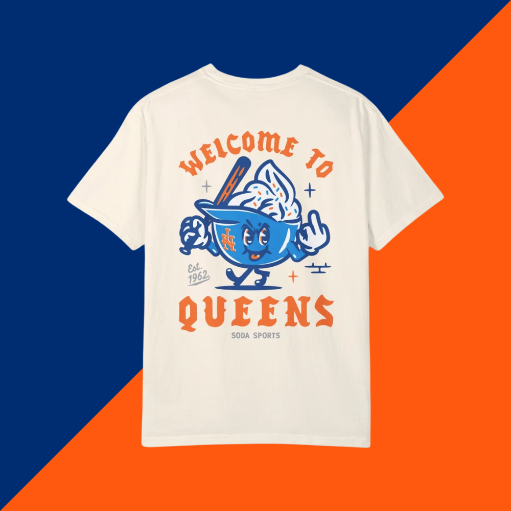 ( 4 colors)New York Mets Welcome unisex t-shirt - Baseswear