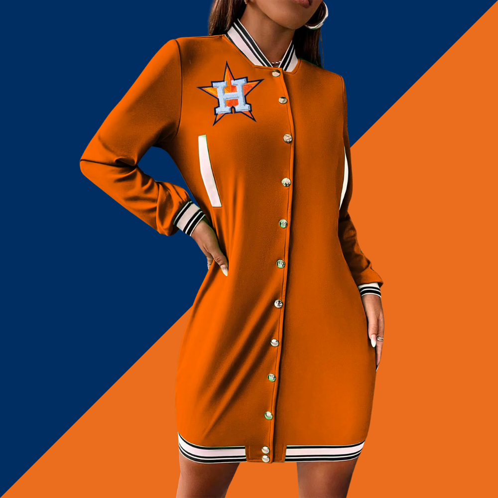 Fashionable single-breasted sports dress - Baseswear