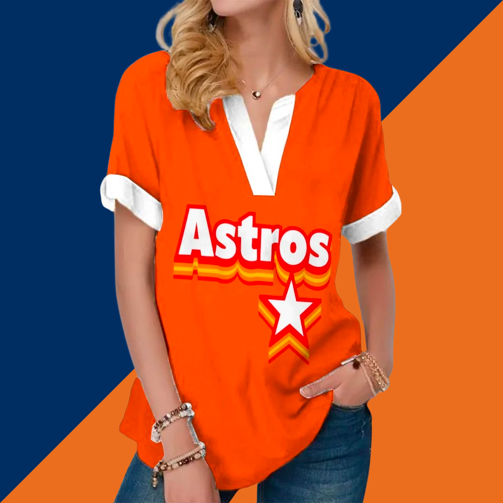New  Fashion Short Sleeve V-Neck Shirt - Baseswear