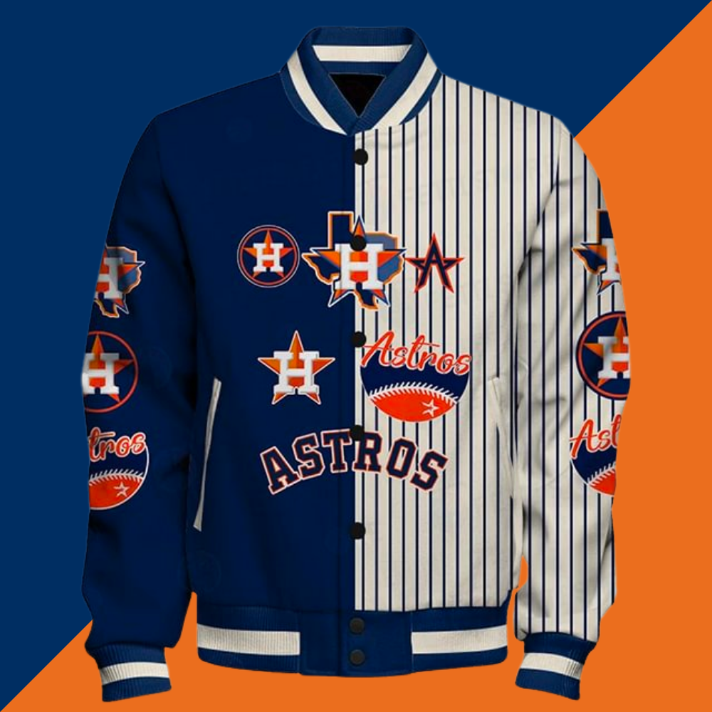 Houston Astros Major League Baseball Unisex Varsity Jacket - Baseswear