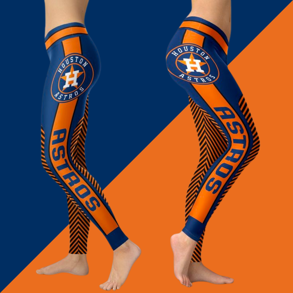 Houston Astros Limited Edition 3D Printed Leggings - Baseswear