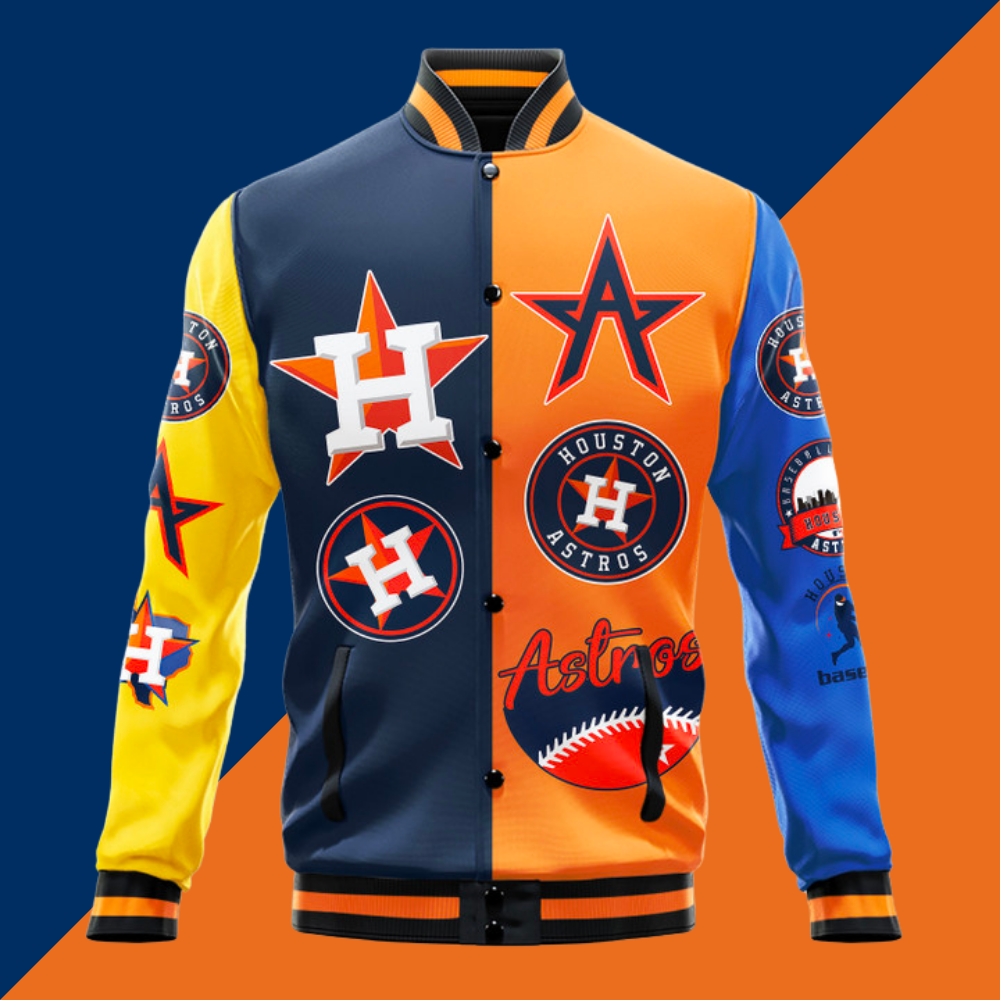 Houston Astros Major League Baseball Unisex Varsity Jacket - Baseswear