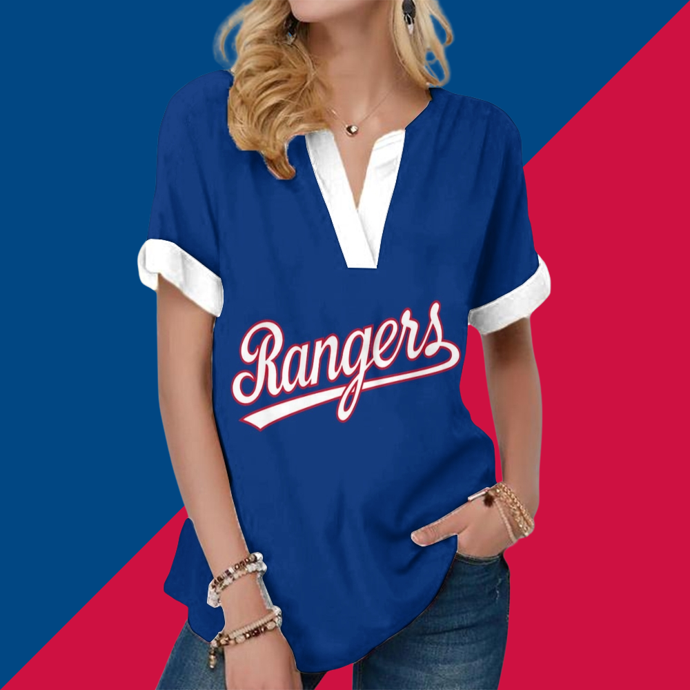 New Fashion Short Sleeve V-Neck Shirt - Baseswear