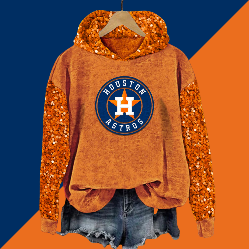 Sequined Sleeves Vintage Sweatshirt - Baseswear