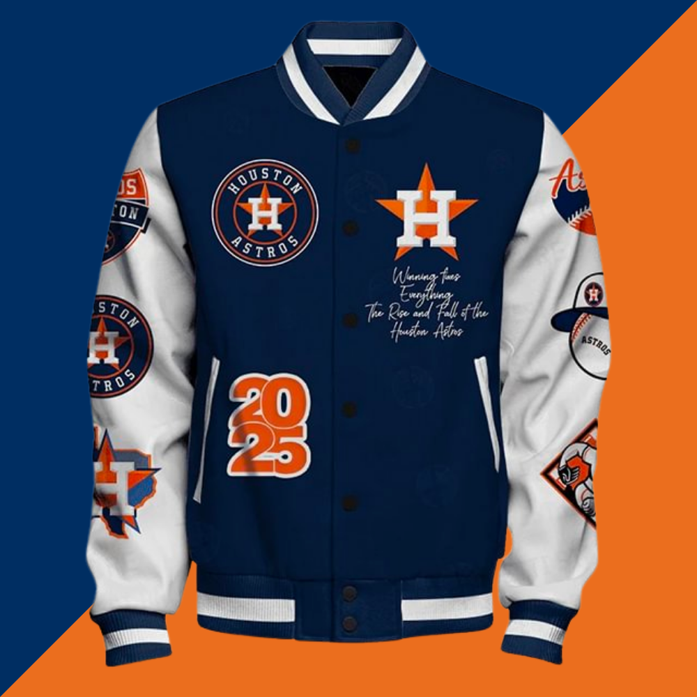 Houston Astros Major League Baseball Unisex Varsity Jacket - Baseswear