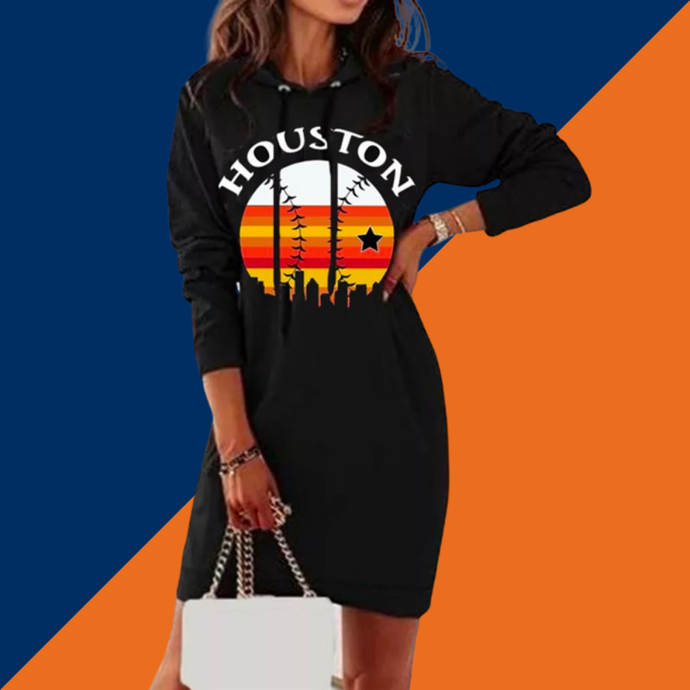 Simple casual loose pocket Long Sleeve Dress - Baseswear
