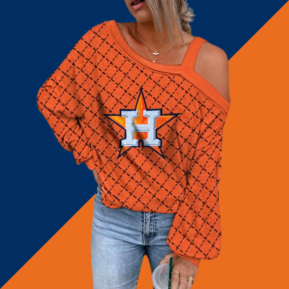 ASYMMETRICAL NECK SHIFT CASUAL LONG SLEEVE TOP - Baseswear