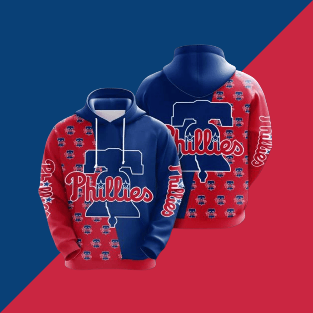 Casual loose contrast printed Hoodie - Baseswear