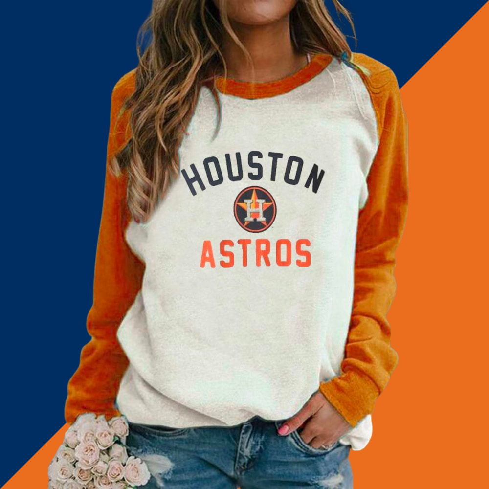 Fashion stitching Vintage Print crew neck Sweatshirt - Baseswear