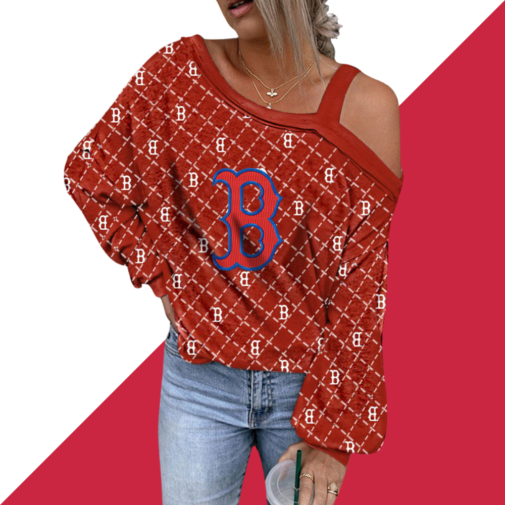 ASYMMETRICAL NECK SHIFT CASUAL LONG SLEEVE TOP - Baseswear