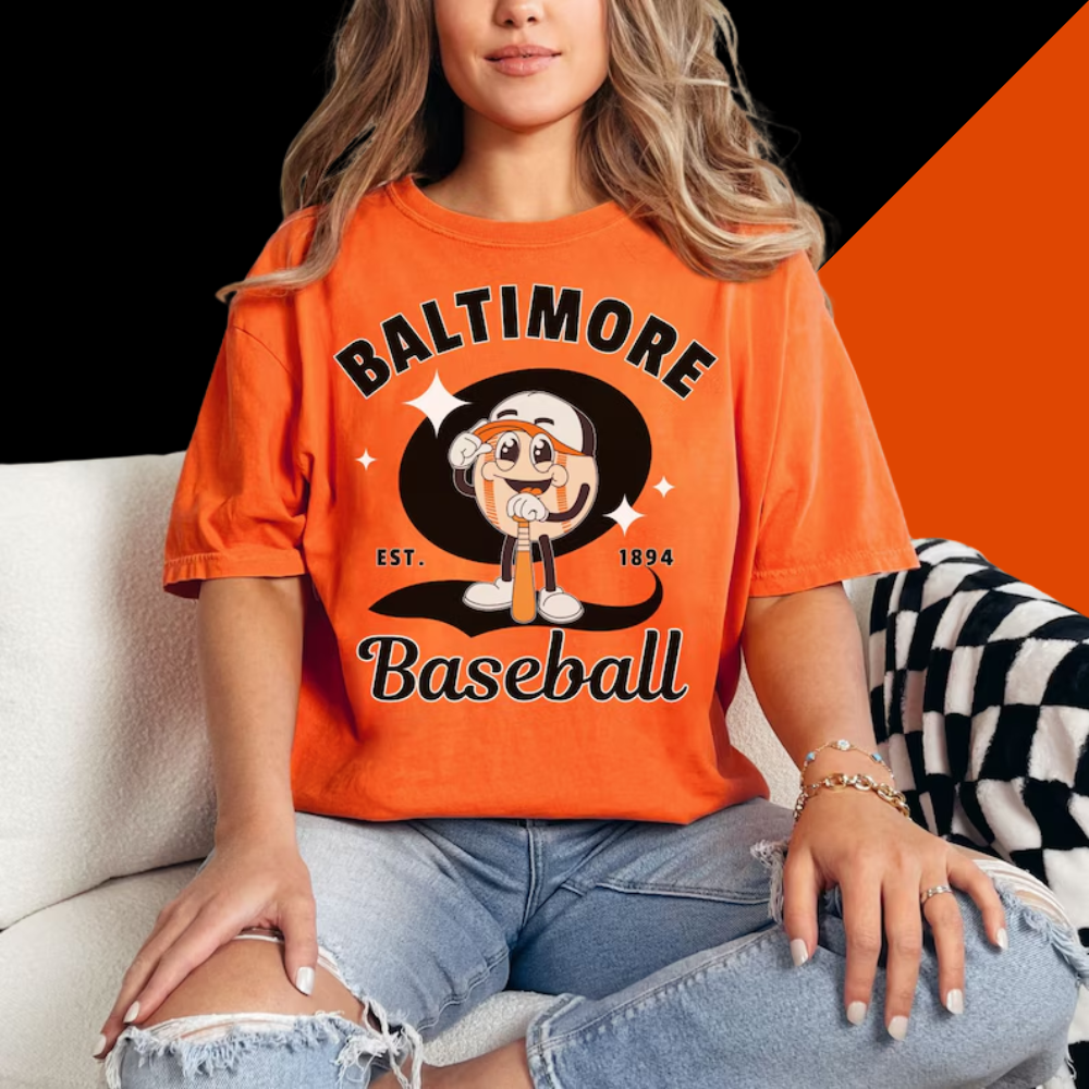 Retro Baltimore Orioles TShirt - Baseswear
