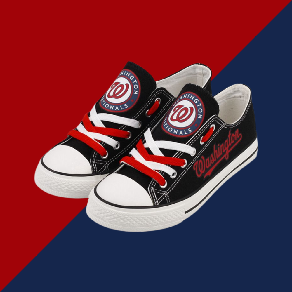 Casual printed low-top canvas shoes unisex - Baseswear