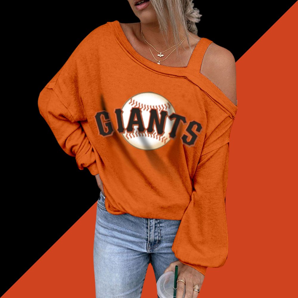 ASYMMETRICAL NECK SHIFT CASUAL LONG SLEEVE TOP - Baseswear