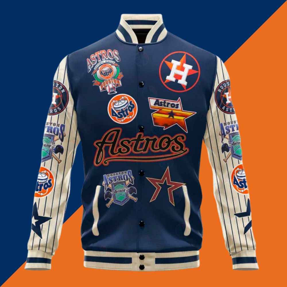 Houston Astros Major League Baseball Unisex Varsity Jacket - Baseswear