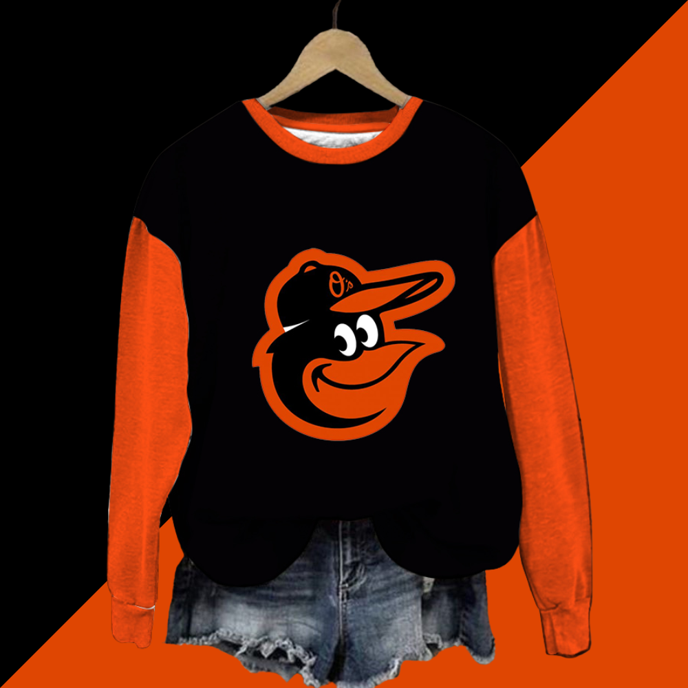 Casual Long Sleeve Retro Sweatshirt - Baseswear