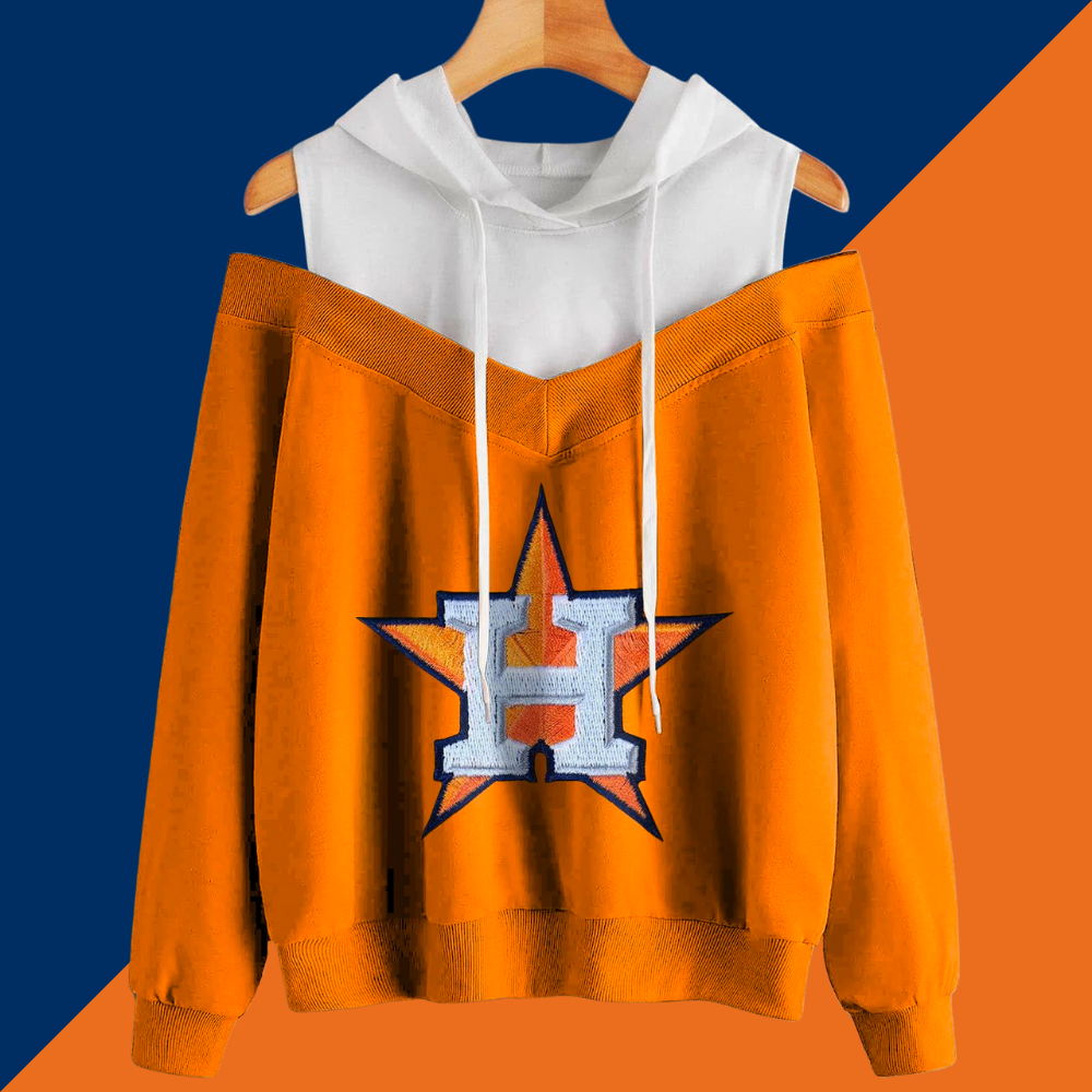 2 In 1 Colorblock Cold Shoulder Hoodie - Baseswear