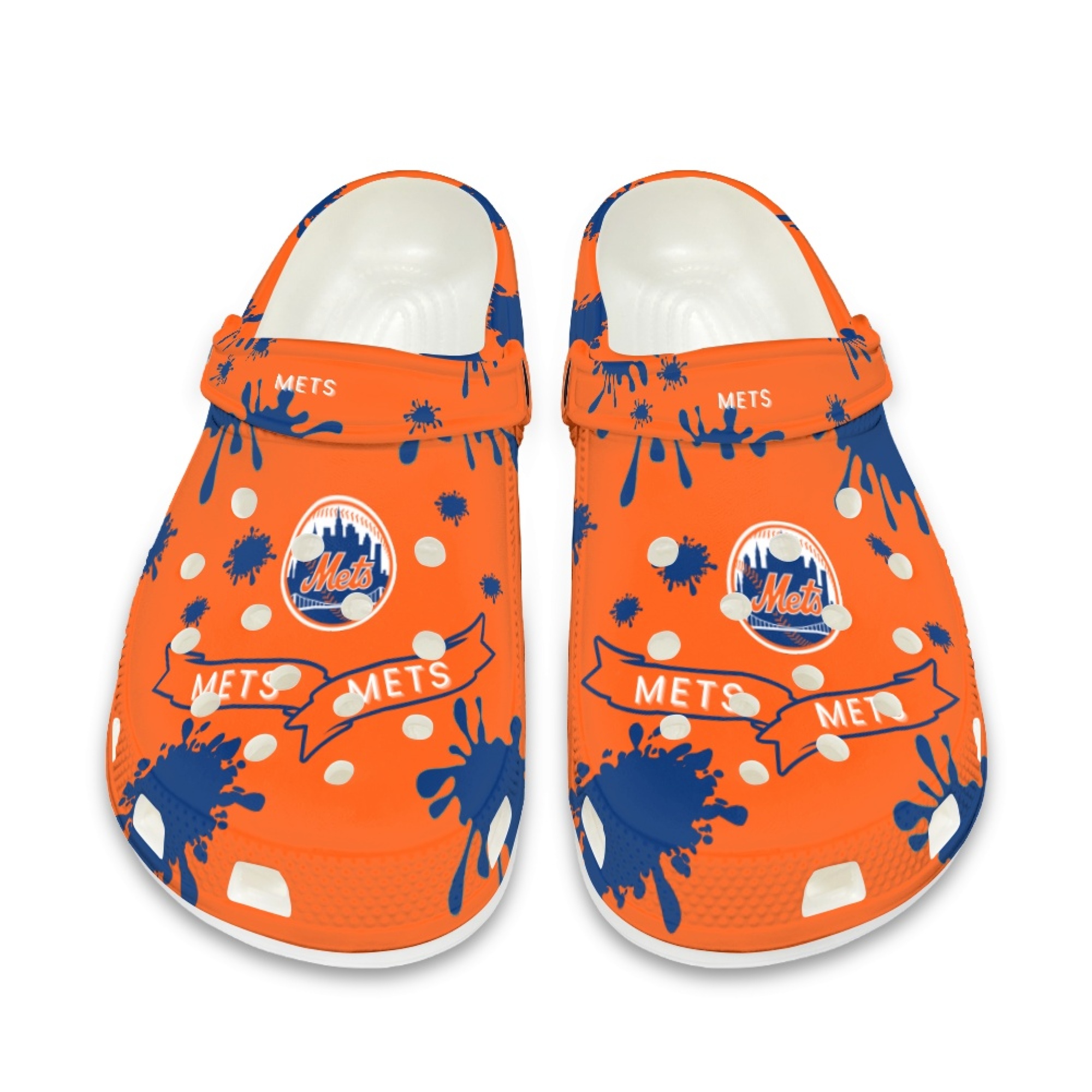 Crocs/beach shoes-New York Mets - Baseswear