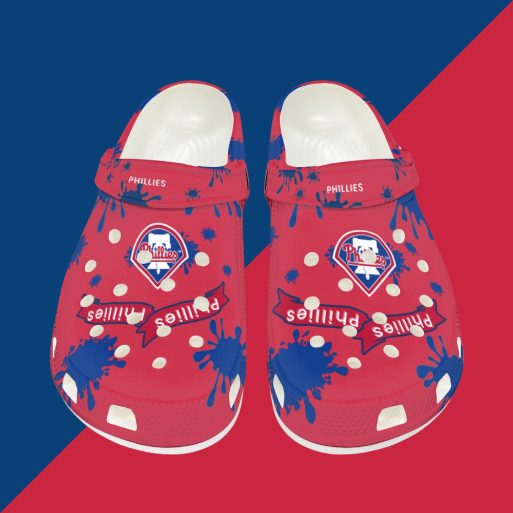 Crocs/beach shoes-Philadelphia Phillies - Baseswear
