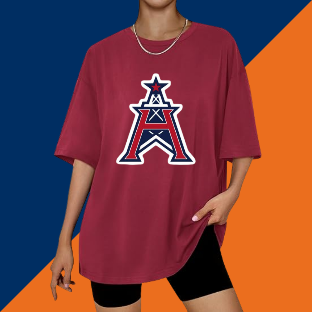 Casual Loose Fit Short Sleeve T-Shirt - Houston Astros - Baseswear