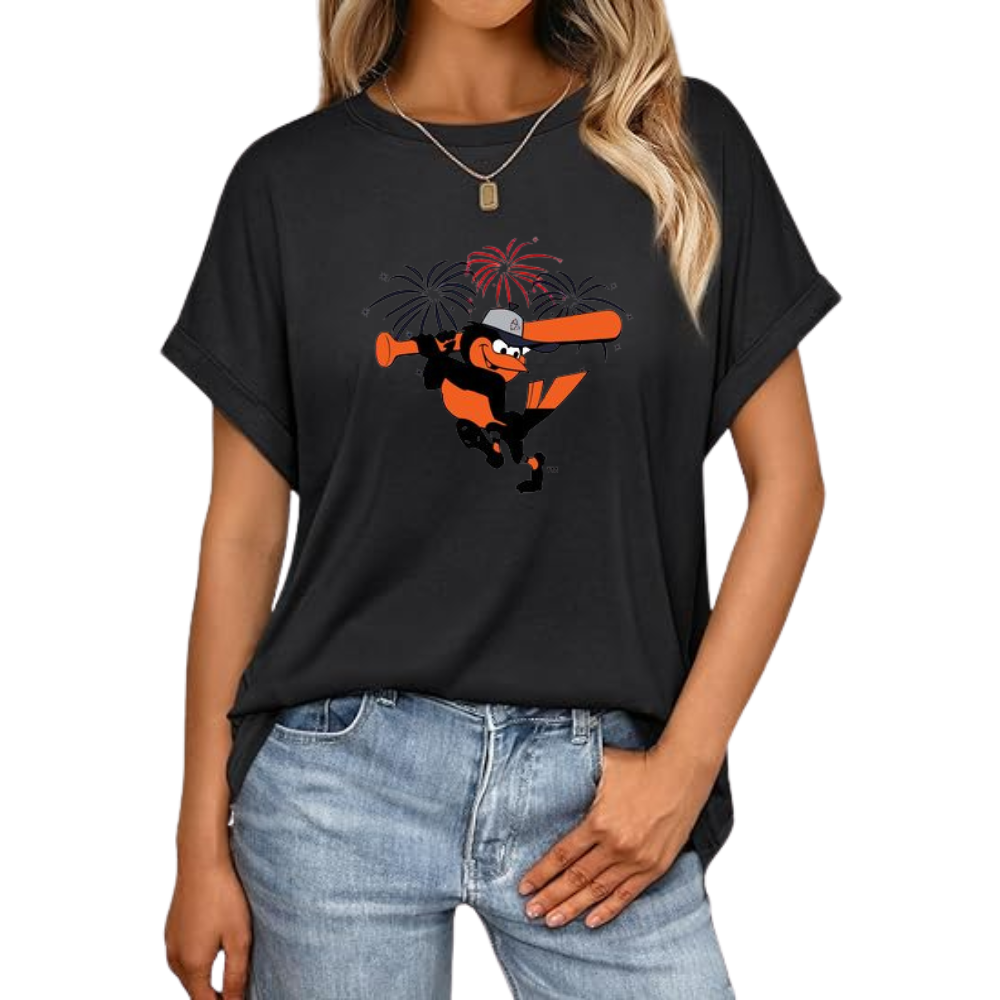 Minimalist Short Sleeve T-Shirt-Baltimore Orioles - Baseswear