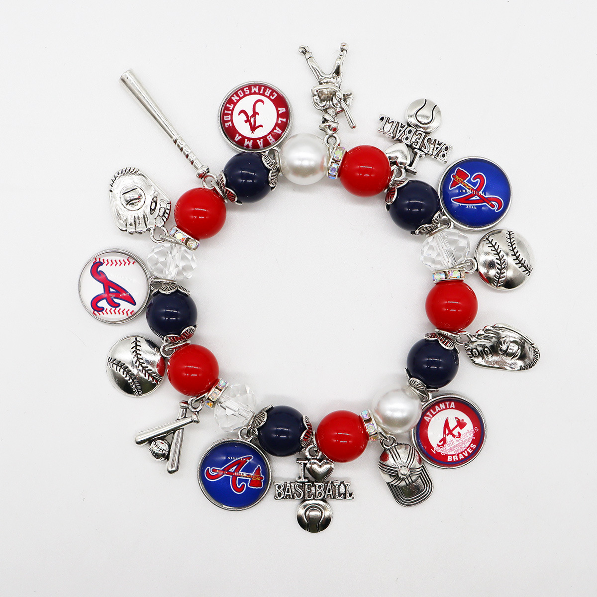 Sports Stretch Charm Bracelet - Baseswear