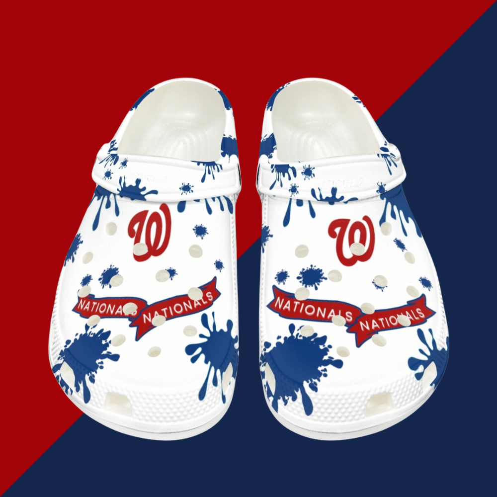 Crocs/beach shoes-Washington Nationals - Baseswear