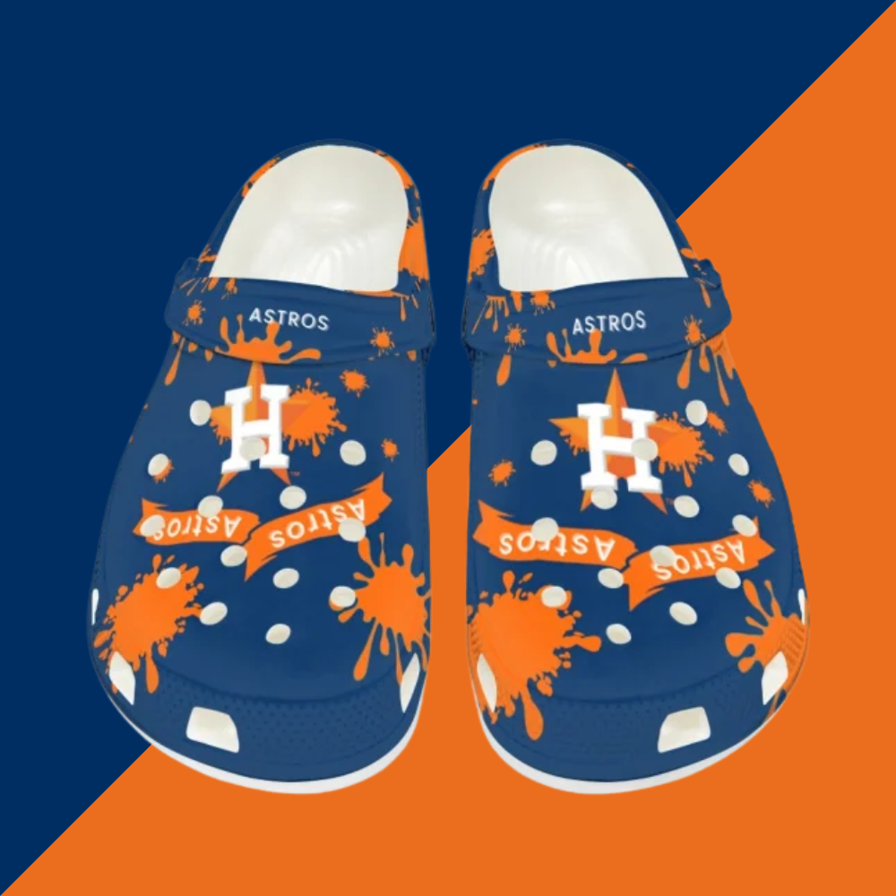 Crocs/beach shoes-Houston Astros - Baseswear