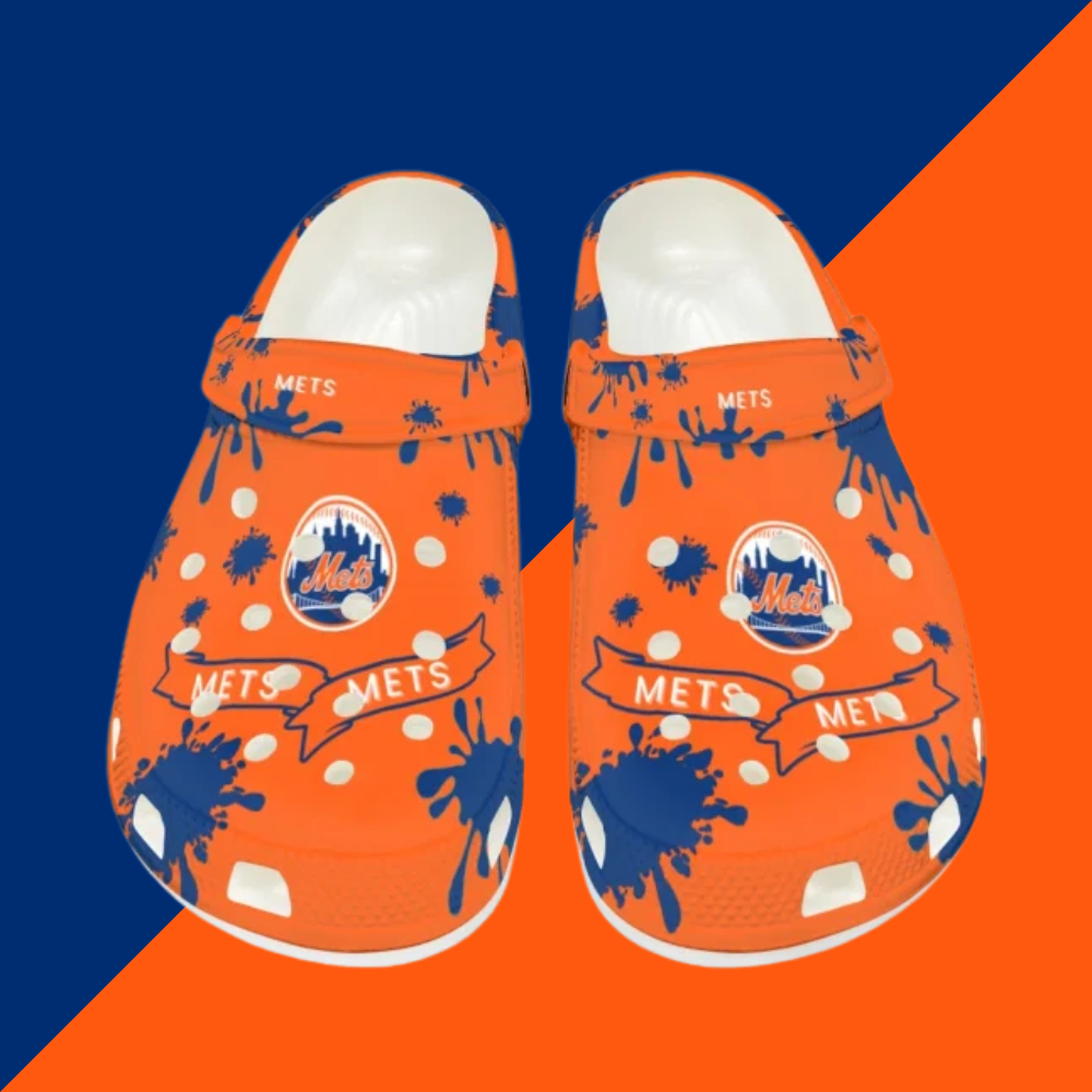 Crocs/beach shoes-New York Mets - Baseswear