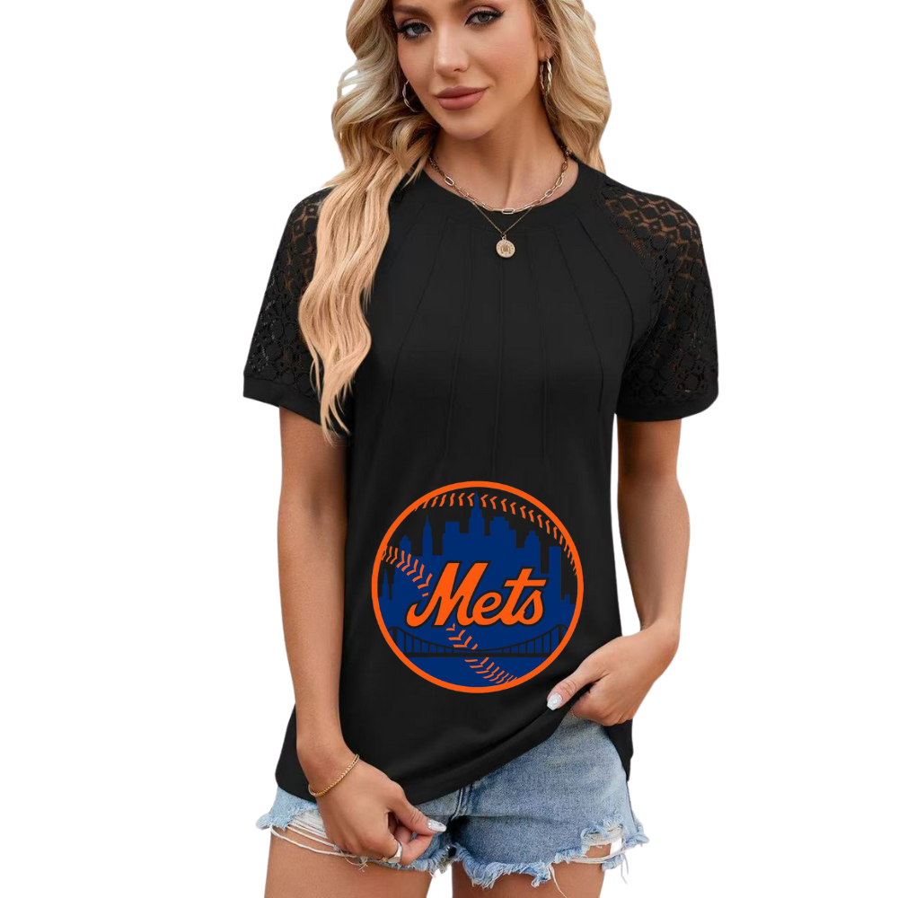 Minimalist Short Sleeve T-Shirt-New York Mets - Baseswear