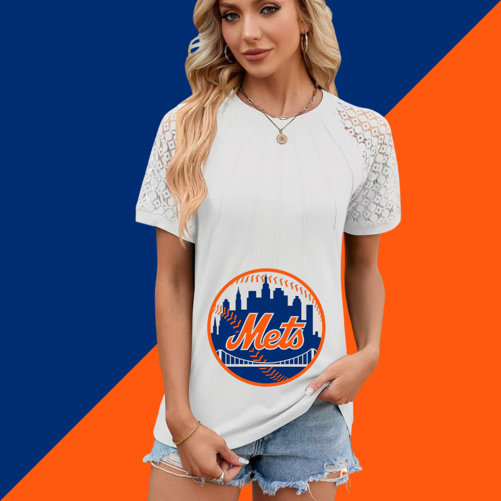 Minimalist Short Sleeve T-Shirt-New York Mets - Baseswear