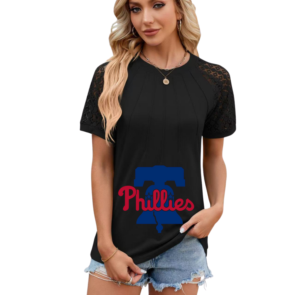 Minimalist Short Sleeve T-Shirt-Philadelphia Phillies - Baseswear