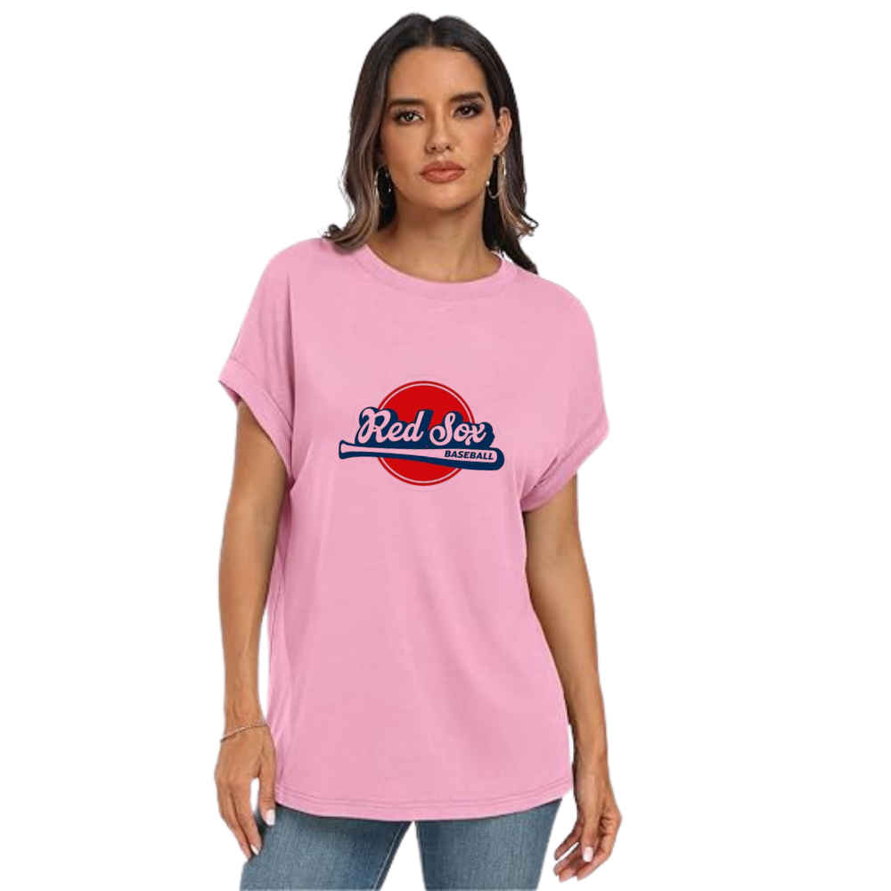 Casual Short Sleeve T-Shirt - Boston Red Sox - Baseswear
