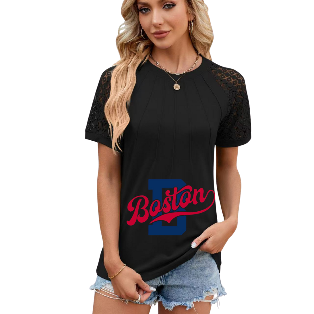 Minimalist Short Sleeve T-Shirt-Boston Red Sox - Baseswear