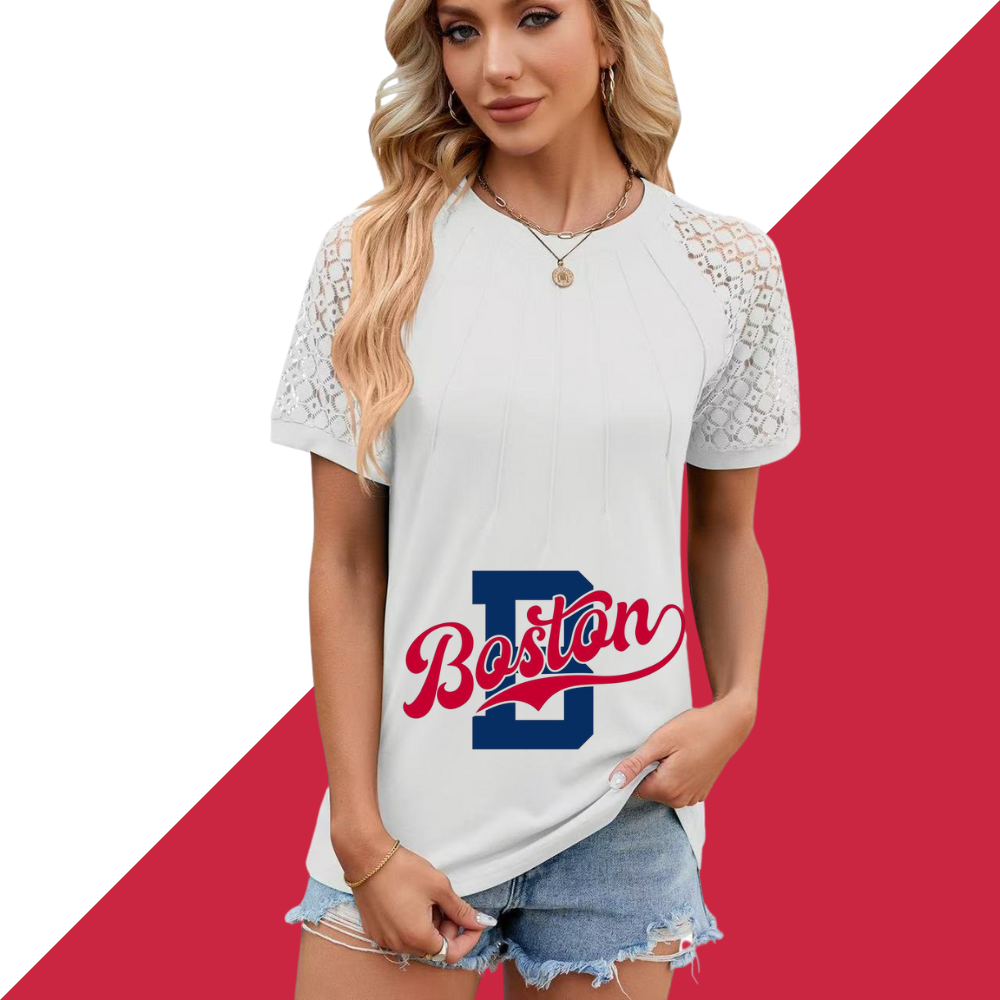 Minimalist Short Sleeve T-Shirt-Boston Red Sox - Baseswear