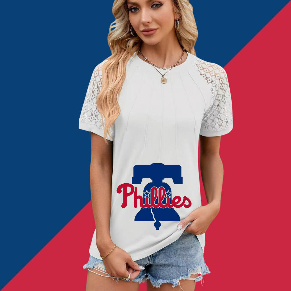 Minimalist Short Sleeve T-Shirt-Philadelphia Phillies - Baseswear