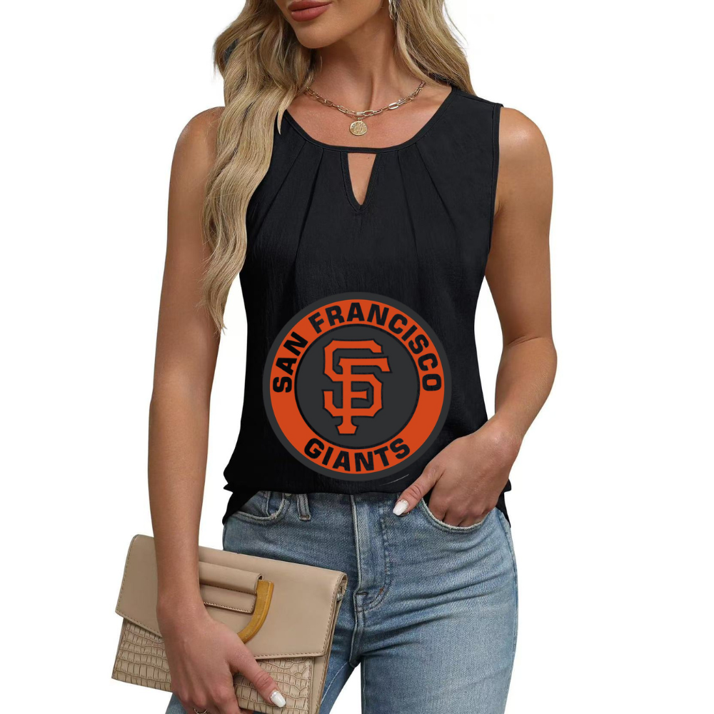 Simple and Versatile Sleeveless Tank Top-San Francisco Giants - Baseswear