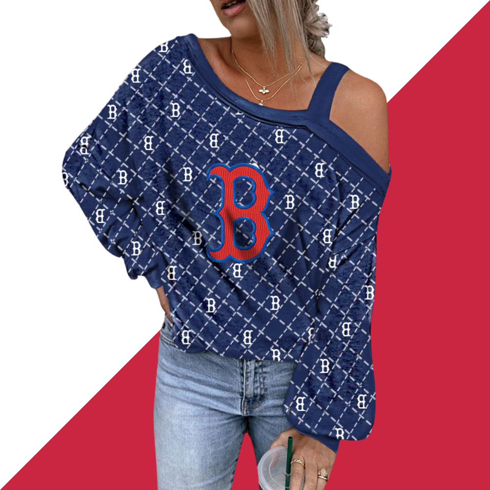 ASYMMETRICAL NECK SHIFT CASUAL LONG SLEEVE TOP - Baseswear