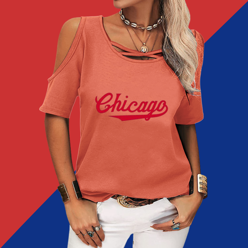 Loose irregular round neck short sleeve - Baseswear