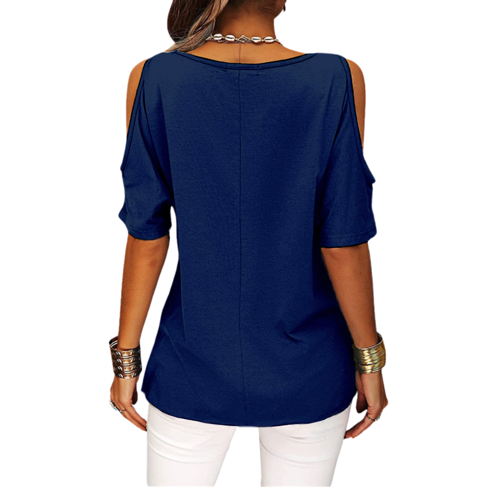 Loose irregular round neck short sleeve - Baseswear