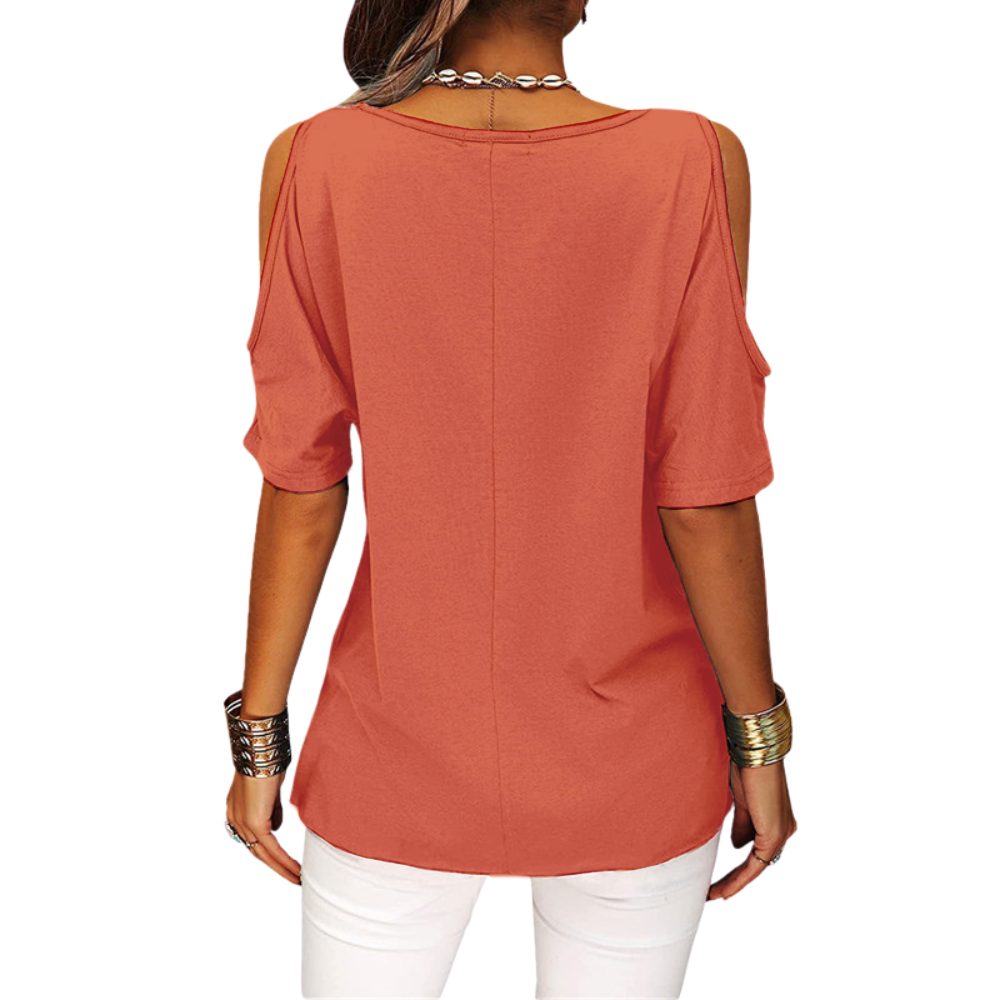 Loose irregular round neck short sleeve - Baseswear